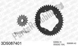 Here you can order the chain kit chain kit, 3d, steel from Threed, with part number 393D5087401: