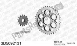 Here you can order the chain kit chain kit, 3d, steel from Threed, with part number 393D5092131:
