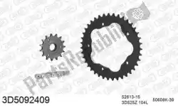 Here you can order the chain kit chain kit, 3d, steel from Threed, with part number 393D5092409:
