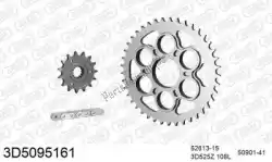 Here you can order the chain kit chain kit, 3d, steel from Threed, with part number 393D5095161: