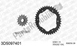 Here you can order the chain kit chain kit, 3d, steel from Threed, with part number 393D5097401: