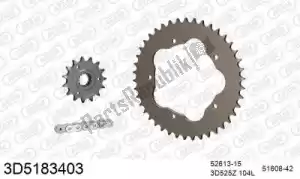 THREED 393D5183403 chain kit chain kit, 3d, aluminum - Bottom side