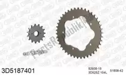 Here you can order the chain kit chain kit, 3d, aluminum from Threed, with part number 393D5187401: