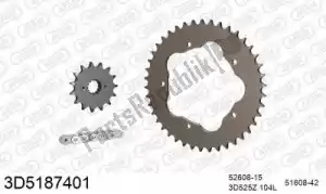 THREED 393D5187401 chain kit chain kit, 3d, aluminum - Bottom side