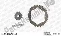 393D5192403, Threed, Kit de corrente kit de corrente, 3d, alumínio    , Novo