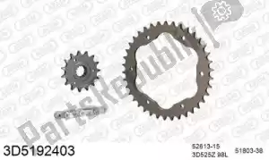 THREED 393D5192403 chain kit chain kit, 3d, aluminum - Bottom side