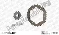 393D5197401, Threed, Kit catena kit catena, 3d, alluminio    , Nuovo