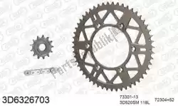 Here you can order the chain kit chain kit, 3d, aluminum from Threed, with part number 393D6326703: