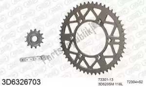 THREED 393D6326703 chain kit chain kit, 3d, aluminum - Bottom side