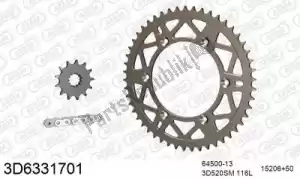 THREED 393D6331701 chain kit chain kit, 3d, aluminum - Bottom side