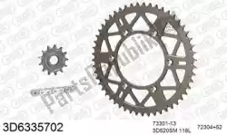 Here you can order the chain kit chain kit, 3d, aluminum from Threed, with part number 393D6335702: