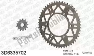 THREED 393D6335702 chain kit chain kit, 3d, aluminum - Bottom side