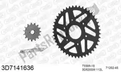 Here you can order the chain kit chain kit, 3d, steel from Threed, with part number 393D7141636: