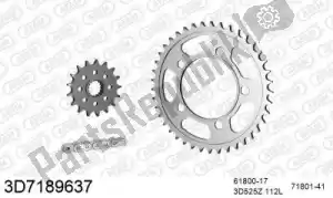 THREED 393D7189637 chain kit chain kit, 3d, steel - Bottom side