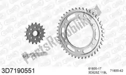 Here you can order the chain kit chain kit, 3d, steel from Threed, with part number 393D7190551: