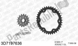 Here you can order the chain kit chain kit, 3d, steel from Threed, with part number 393D7197636: