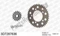 Here you can order the chain kit chain kit, 3d, aluminum from Threed, with part number 393D7287636: