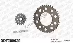 Here you can order the chain kit chain kit, 3d, aluminum from Threed, with part number 393D7289638: