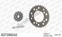 393D7295242, Threed, Chain kit chain kit, 3d, aluminum    , New