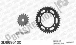 Here you can order the chain kit chain kit, 3d, steel from Threed, with part number 393D8695100: