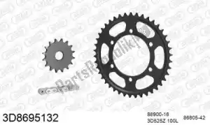THREED 393D8695132 chain kit chain kit, 3d, steel - Bottom side