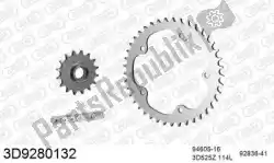 Here you can order the chain kit chain kit, 3d, steel from Threed, with part number 393D9280132:
