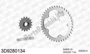THREED 393D9280134 chain kit chain kit, 3d, steel - Bottom side