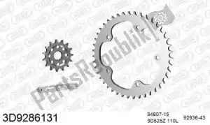 THREED 393D9286131 chain kit chain kit, 3d, steel - Bottom side