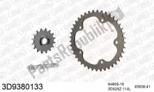 THREED 393D9380133 chain kit chain kit, 3d, aluminum - Bottom side