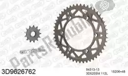Here you can order the chain kit chain kit, 3d, aluminum from Threed, with part number 393D9626762: