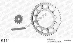 Here you can order the chain kit chain kit, steel from DC, with part number 39K114: