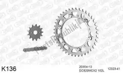 Here you can order the chain kit chain kit, steel from DC, with part number 39K136: