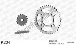 Here you can order the chain kit chain kit, steel from DC, with part number 39K204: