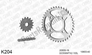 DC 39K204 chain kit chain kit, steel - Bottom side