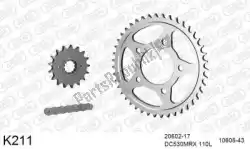 Here you can order the chain kit chain kit, steel from DC, with part number 39K211: