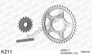 DC 39K211 chain kit chain kit, steel - Bottom side
