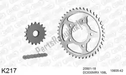 Here you can order the chain kit chain kit, steel from DC, with part number 39K217: