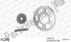 Tutaj możesz zamówić zestaw ? A? Cucha zestaw ? A? Cucha, stal od DC , z numerem części 39K280: