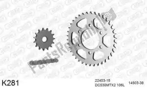 DC 39K281 chain kit chain kit, steel - Bottom side