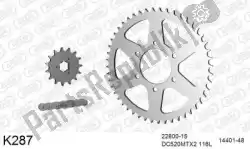 Here you can order the chain kit chain kit, steel from DC, with part number 39K287: