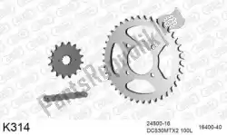 Here you can order the chain kit chain kit, steel from DC, with part number 39K314: