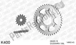 Here you can order the chain kit chain kit, steel from DC, with part number 39K400: