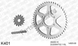 Here you can order the chain kit chain kit, steel from DC, with part number 39K401: