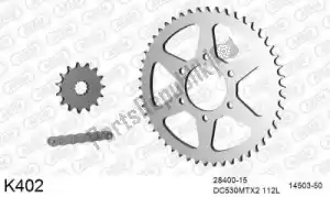 DC 39K402 ketting kit chainkit, steel - Onderkant