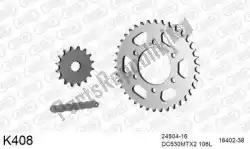 Here you can order the chain kit chain kit, steel from DC, with part number 39K408: