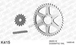 Here you can order the chain kit chain kit, steel from DC, with part number 39K415: