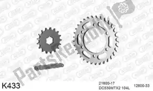 DC 39K433 chain kit chain kit, steel - Bottom side
