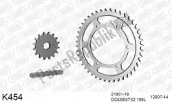Here you can order the chain kit chain kit, steel from DC, with part number 39K454: