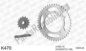 DC 39K470 chain kit chain kit, steel - Bottom side