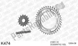 Here you can order the chain kit chain kit, steel from DC, with part number 39K474: